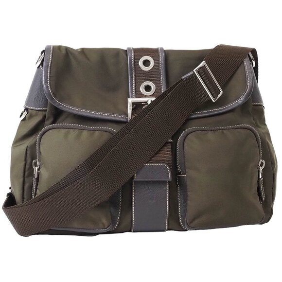 PRADA Khaki Shoulder Bag - Picture 1 of 12